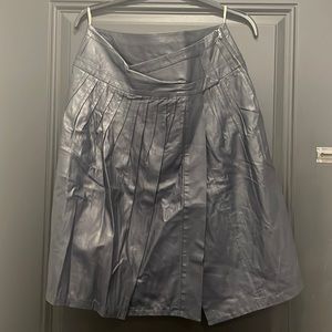 Jil Sander Leather Skirt
